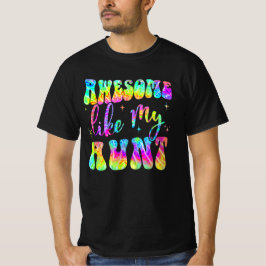 T-shirt Awome Comme Ma tante Matching famille de Fêtes des