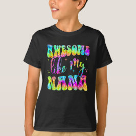 T-shirt Awome Comme My Nana Matching Famille de jour
