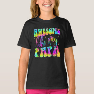 T-shirt Awome Like My Papa Matching Famille de Fêtes des p
