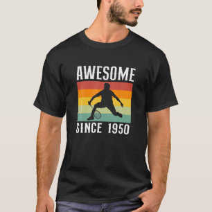 T-shirt Awsome Joueur de badminton depuis 1950 Badminton S
