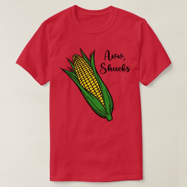 T-shirt Aww Shucks (Design devant)