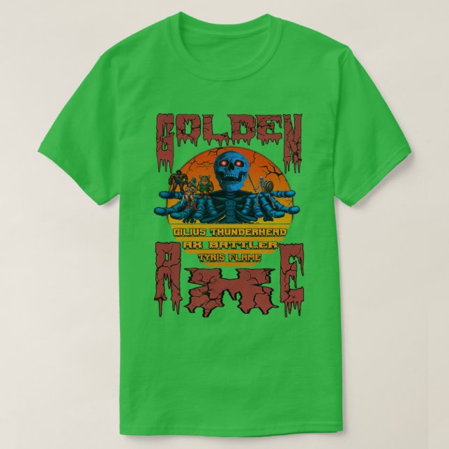 T-shirt Ax d'or du crâne 1 (Design devant)