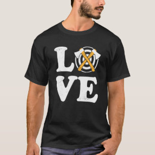 T-shirt Ax Jetant Cible Pratique Hatchet Jetant Spo