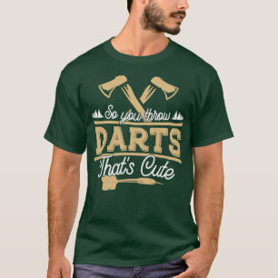 T-shirt Ax Jetant Pour Que Vous Jetez Des Fosses Qui Cute