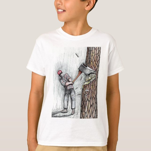 T-shirt Axe de Man (Devant)