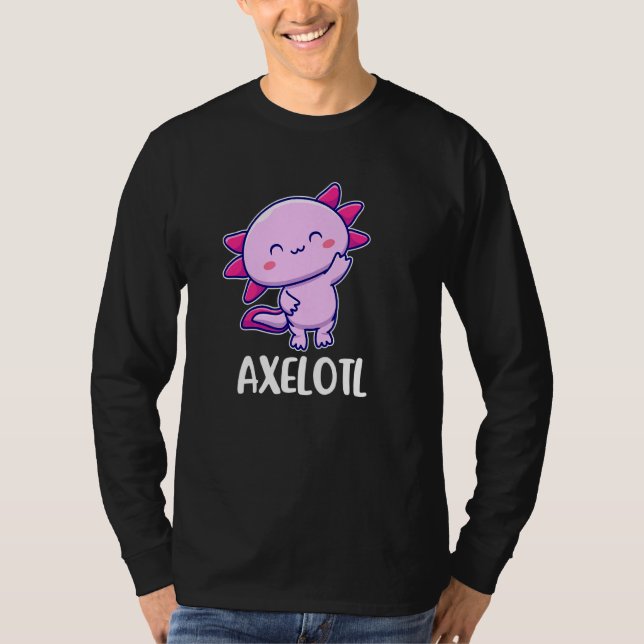 T-shirt Axelotl Axolotl Cute Pour Ax Ou Axel (Devant)
