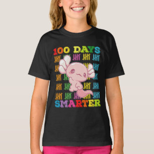 T-shirt Axolotl 100 Jours Plus Intelligent 100e Jour D'éco