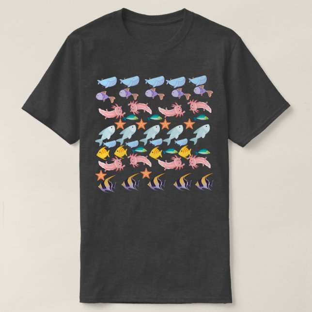 T-shirt axolotl 37 (Design devant)