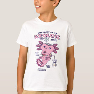 T-SHIRT AXOLOTL ANATOMIE MILLE ANIMAL