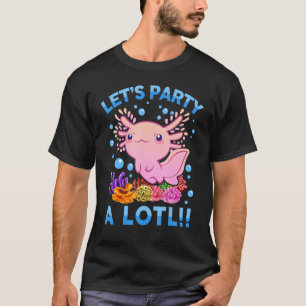 T-shirt Axolotl Anniversaire Enfants Hommes Femmes Cute Ax