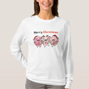 T-shirt Axolotl Christmas Cute Axolotls Merry Christmas