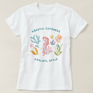 T-shirt Axolotl de virilité aquatique