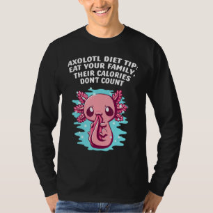T-shirt Axolotl Diet Conseils Mangez Votre Famille Drôle S