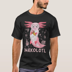 T-SHIRT AXOLOTL ÉTONNÉ ANIMAL ET SNACKS AMOUREUX