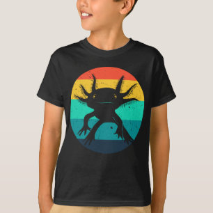 T-shirt Axolotl Funny Cadeau Maman Papa Enfants Retro Desi