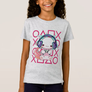 T-Shirt Axolotl Gamer - Gamer Girl