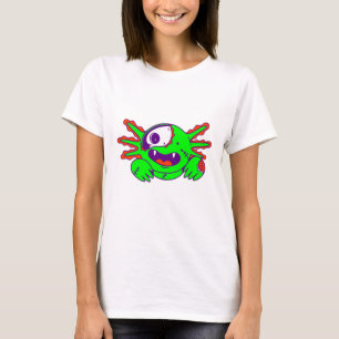 T-shirt axolotl halloween animal zombie déplaisant