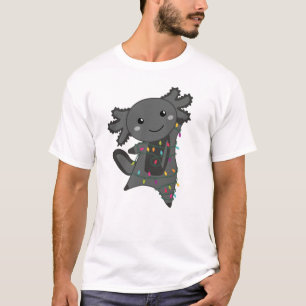 T-shirt Axolotl Joyeux Noël Animaux d'hiver Axolotls