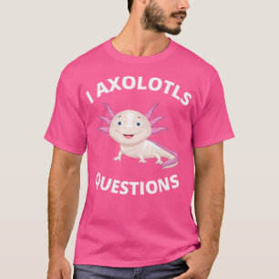T-shirt Axolotl Kawaii Yeux mignons Salamandre rose Amphib