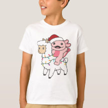 Axolotl Llama Alpaca Noël Animaux d'hiver