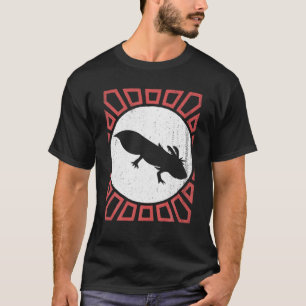 T-shirt Axolotl Lover Vintage Retro Style Animal