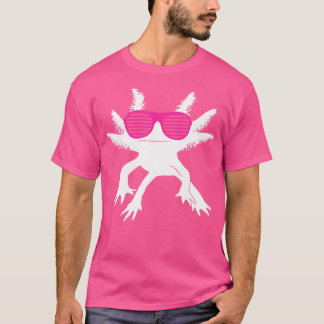 T-shirt Axolotl Mange Dormir Drôle Salamandre Mexicaine