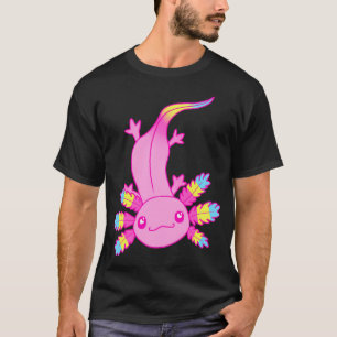 T-shirt Axolotl mignon dans une poêle