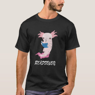T-shirt Axolotl Readsolotl Lecture Marche Enfants Amphibie