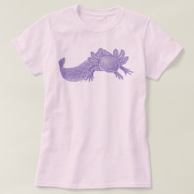 T-Shirt Axolotl - VIOLET