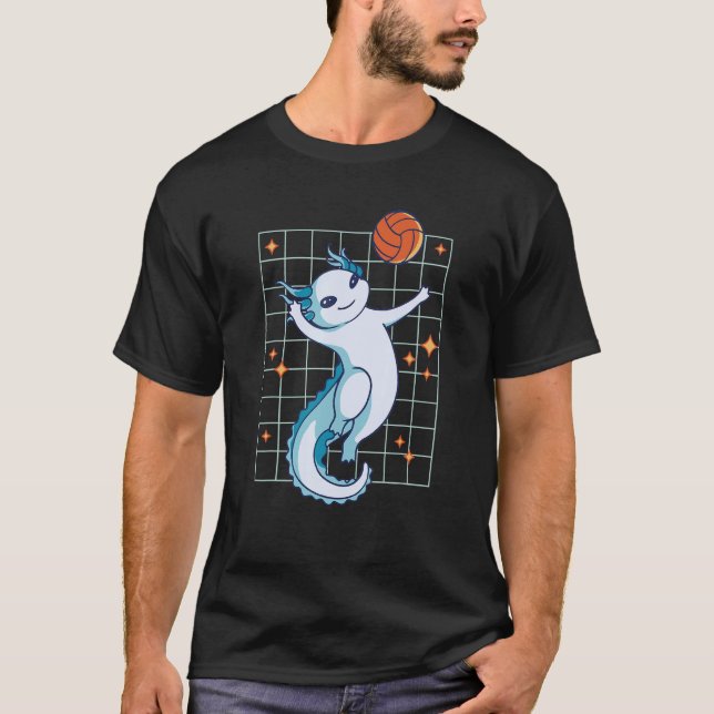 T-shirt Axolotl Volleyball (Devant)