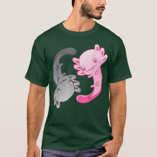 T-shirt Axolotl Yin Yang Drôle cadeau pour les fans d'aqua