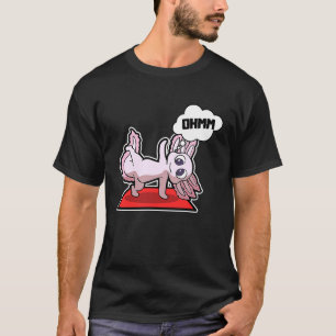 T-shirt Axolotl Yoga Poses Sport Gymnastique Ohm Heartbeat
