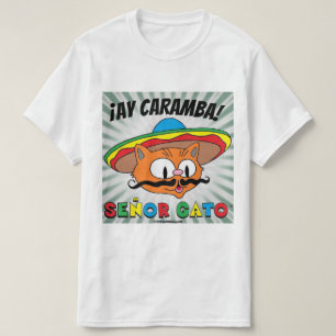 T-shirt ¡Ay Caramba! Le chat caricaturiste mexicain Seño