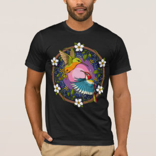 T-shirt Ayahuasca Hummingbirds