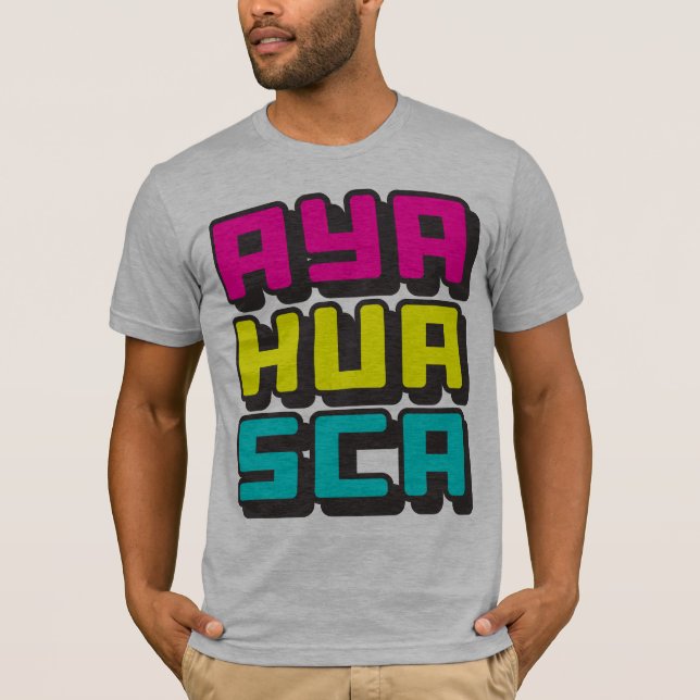 T-shirt AYAHUASCA - J'aime le DMT et les cérémonies de (Devant)