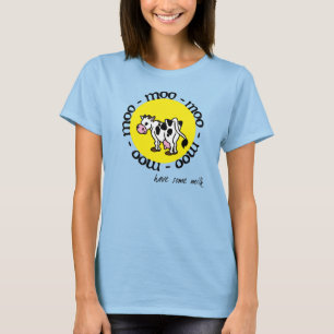 T-shirt Ayez du lait - burn-out femelle adapté