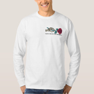 T-shirt Ayez le jour que vous méritez Crâne Fleur Motivati