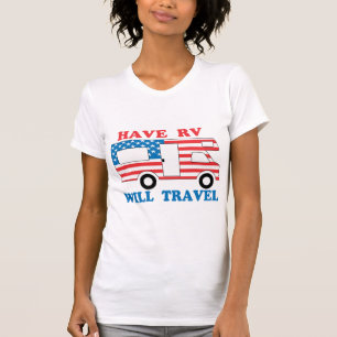 T-shirt Ayez le rv voyagera l'Amérique