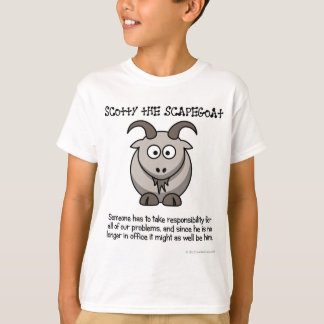 T-shirt Ayez toujours un bouc émissaire pour prendre le