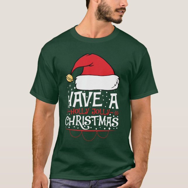 T-shirt Ayez un Noël saint  (Devant)