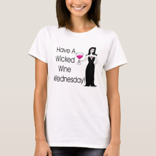 T-shirt Ayez un vin mauvais mercredi ! Renarde de vin