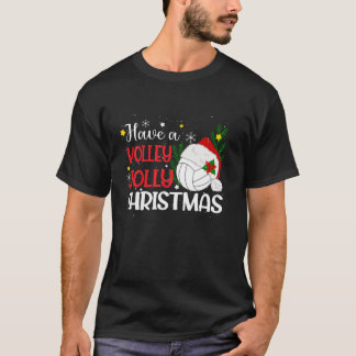 T-shirt Ayez Volley Jolly Noël Volleyball Santa Hat