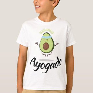 T-shirt Ayogado - Yoga Avocado - Fruit spirituel - Vegan P