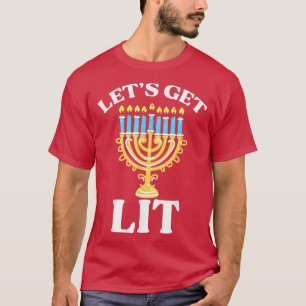 T-shirt Ayons des Hanoukka Chemise Juif Menorah Juif Ch