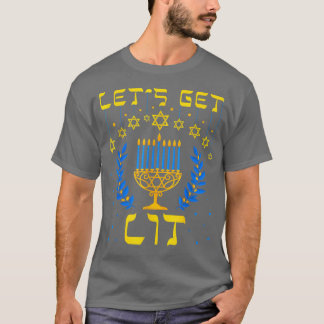 T-shirt Ayons une Hanoukka Lit, Juif Menorah Juif Chanukk