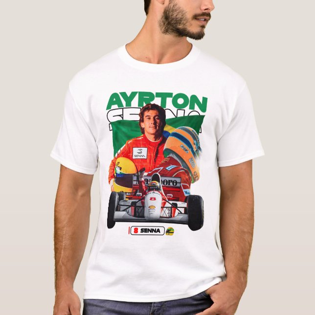 T-shirt Ayrton Senna (Devant)