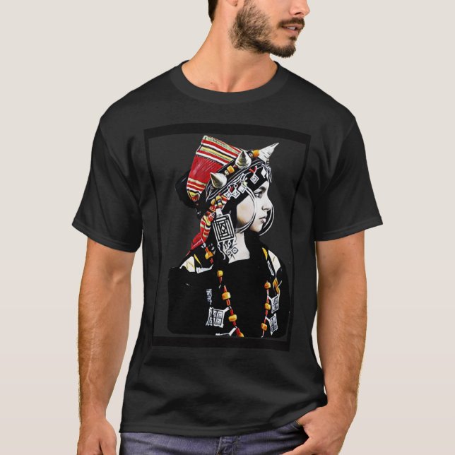 T-shirt Aza Amazigh work Tamazight (Devant)