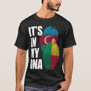 T-shirt Azéri Et Béninois Mélangent Le Patrimoine De L'ADN