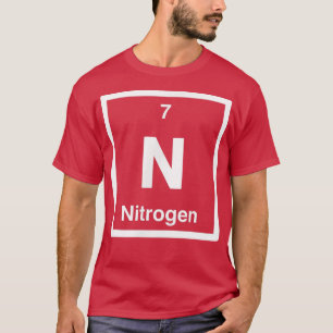 T-shirt Azote - N - Tableau périodique des éléments - Scie