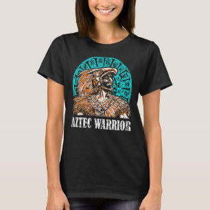 T-shirt Aztec Guerrier roi Mexicain Art natif Maya Mayas